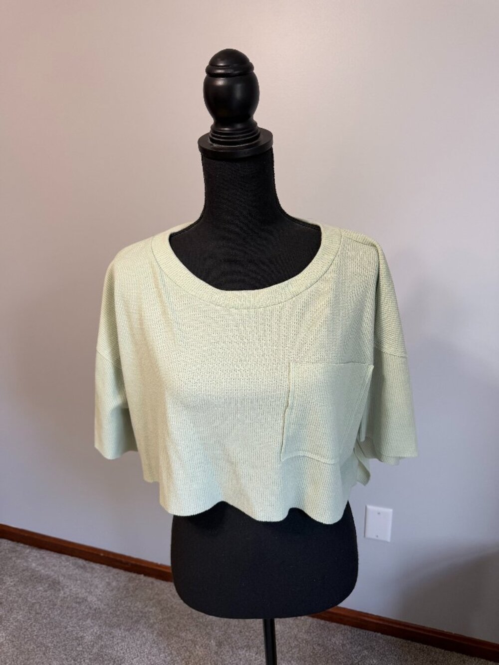 Altar'd State Green Crop Top